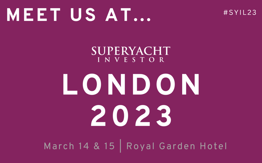 Meet TJB Super Yachts at the Superyacht Investor Conference 2023